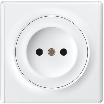 Розетка 1-м СП Florence 16А IP20 без заземл. винтов. клеммы механизм бел. (1E10301300) OneKeyElectro